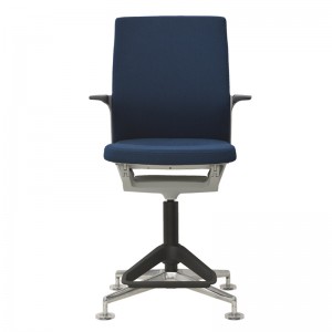 Drak Blue Office Swivel Bar Stool