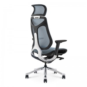 Big and Tall Full Mesh Backrest Slideable Ergonomic Office Chair