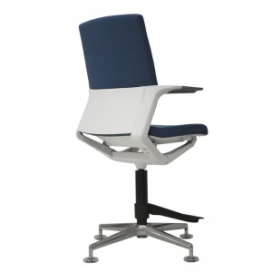 Drak Blue Office Swivel Bar Stool