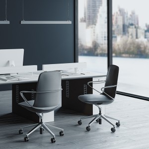 Simple Leather Office Swivel Chair