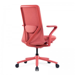 China Supplier Price Home Use Office Chair Work Pink Fabric Ergonomic Chic Desk Office Chair