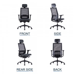 Simple Design Adjustable Executive Mesh High Back Desk Chair Office Chair