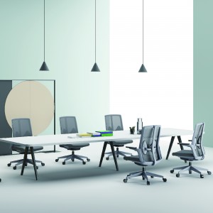 Breathable Mesh Fabric Adjustable Headrest Office Computer Chair Luxury Office Chair