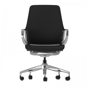 Black Leather Conference Chair