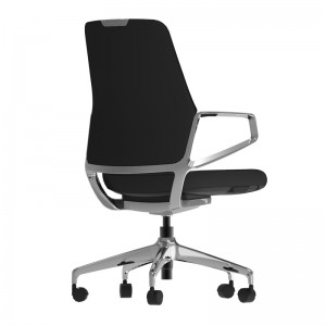 Black Leather Conference Chair