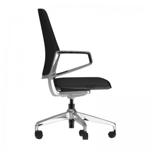 Black Leather Conference Chair