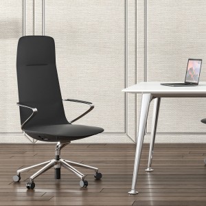 Commercial Furniture High Back Genuine Leather Executive Chair With Luxury Design