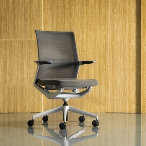 MID Back Lumbar Support Staff Ergonomic Computer Mesh Desk Office Chair