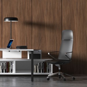 Wholesale High Quality Luxury Ergonomic Aniline PU Leather Modern Computer Office Executive Chairs