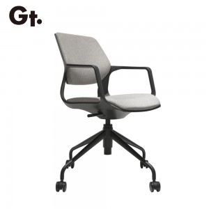 Nylon Frame Grey Fabric Cushion Office Chair