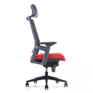 Comfortable Office Chair with Leather Headrest
