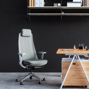 Office chair factory Grey fabric office chair
