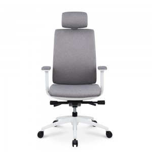 Goodtone Luxury Executive Grey Fabric Office Chair