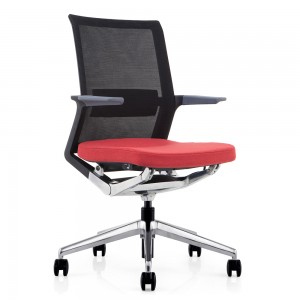 Red Cushion Computer Office Swivel Chair