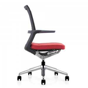 Red Cushion Computer Office Swivel Chair