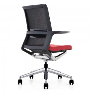 Red Cushion Computer Office Swivel Chair
