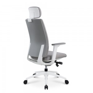 Goodtone Luxury Executive Grey Fabric Office Chair