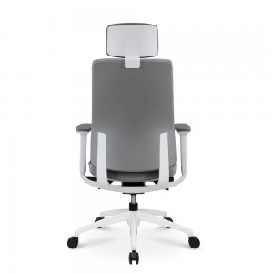 Goodtone Luxury Executive Grey Fabric Office Chair