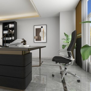 Goodtone High Back Semi-anline Full Leather Executive Office Computer Gaming Chair