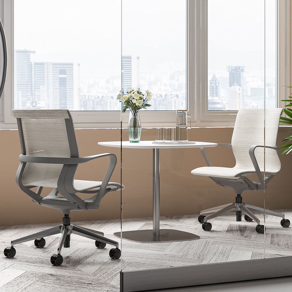 White Mesh Office Chair 