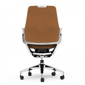 Wholesale Mid Back Good Quality Furniture Executive Brown Leather Swivel Office Chair