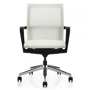 Goodtone Mid Back Office Chair with Fix Armrest Training Room Chair