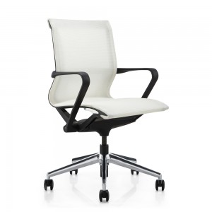 Goodtone Mid Back Office Chair with Fix Armrest Training Room Chair