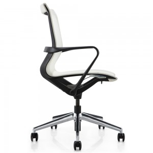 Goodtone Mid Back Office Chair with Fix Armrest Training Room Chair
