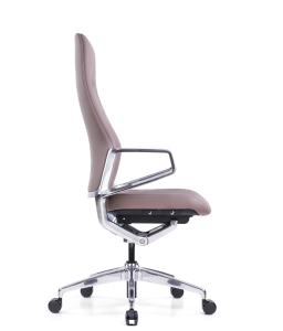 Brown Leather Executive Office Chair