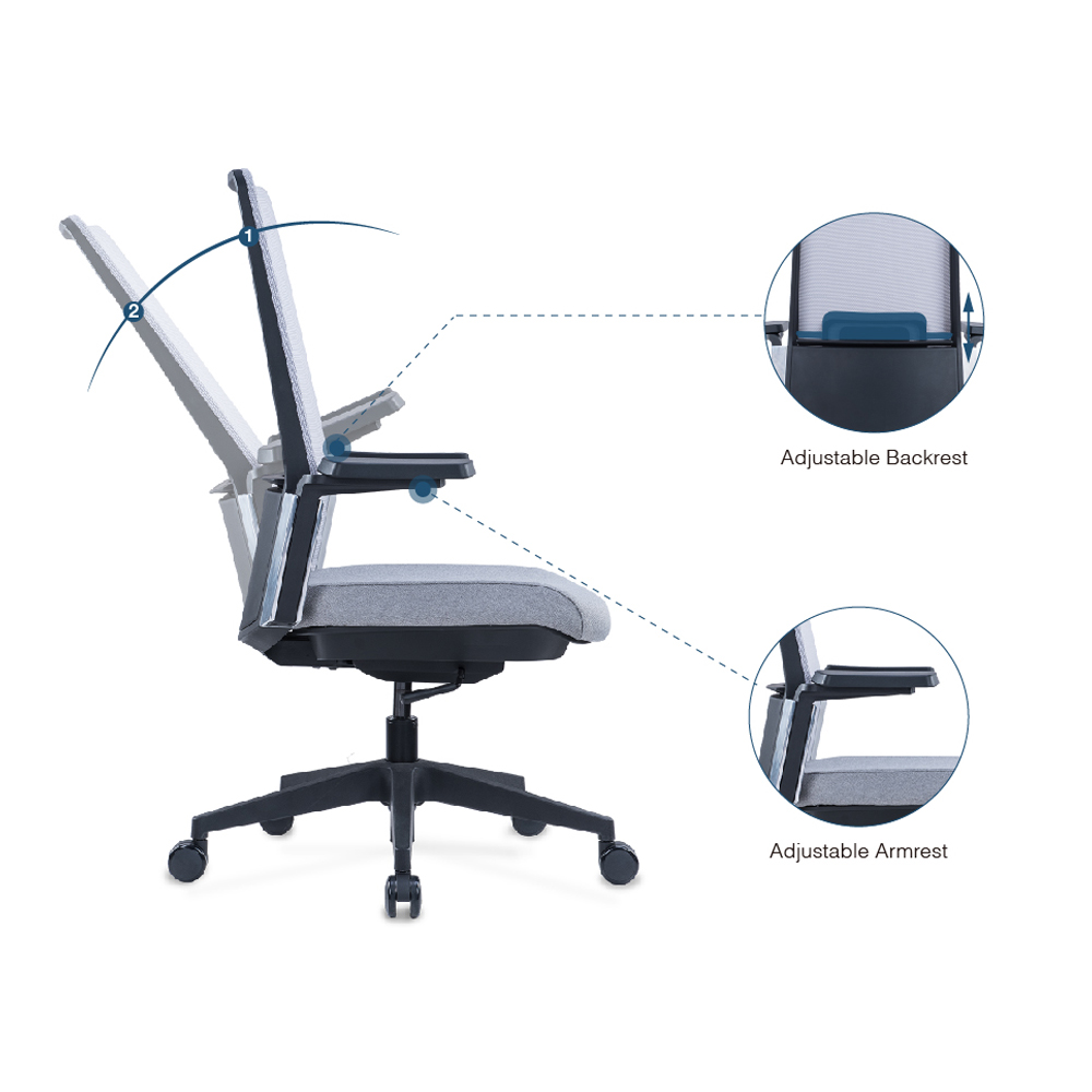 Free sample for Soho Chair -
 Goodtone Ergonomics Office Mesh Chair Mesh, Backrest with Korean Mesh Upholstery, Adjust Lumbar Support – GOODTONE