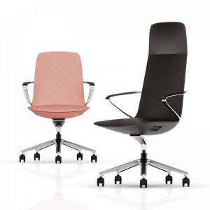 OEM Manufacturer Ahsipa Furniture Customization Multi-Color Ergonomic Leather Office Chair Visitor Chair Conference Chair
