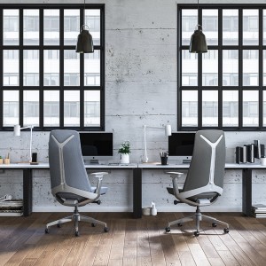 Modern Ergonomic Adjustable High Swivel Computer Visitor Mesh Office Chair