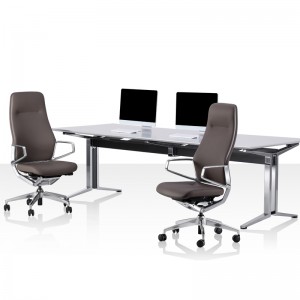 ODM Factory High Quality Ergonomic Office Furniture Luxury PU Leather Home Computer Chair