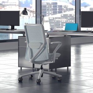White Chair With Wheels