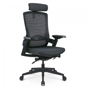 Wholesale Furniture Adjust Lumbar Support Black Heavy Duty Mesh Ergonomic Office Chair