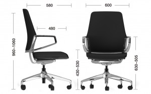 High Quality Ergonomic Leather Office Chair
