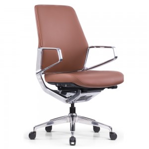 Executive Business Full Leahter Ergonomic Swivel Office Chair for Boss Manager