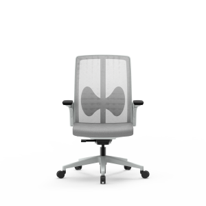 Office Furniture Grey Mesh Fabric Staff Computer Task Training Ergonomic Office Chair Manufacturer