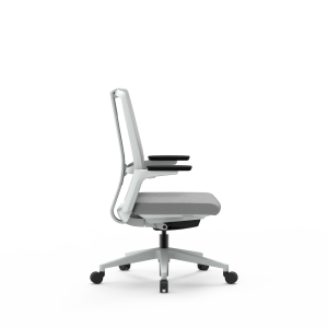 Office Furniture Grey Mesh Fabric Staff Computer Task Training Ergonomic Office Chair Manufacturer