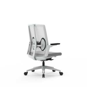 Office Furniture Grey Mesh Fabric Staff Computer Task Training Ergonomic Office Chair Manufacturer