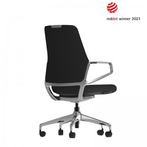 Ergonomic Leather Office Chair Low Back