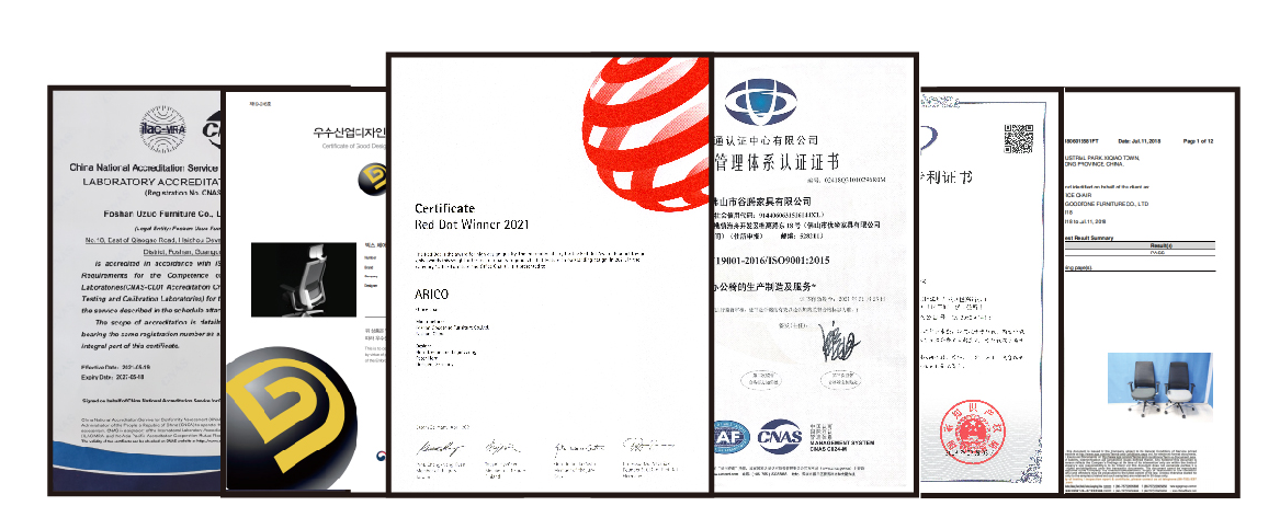 OFFICE CHAIR certificate