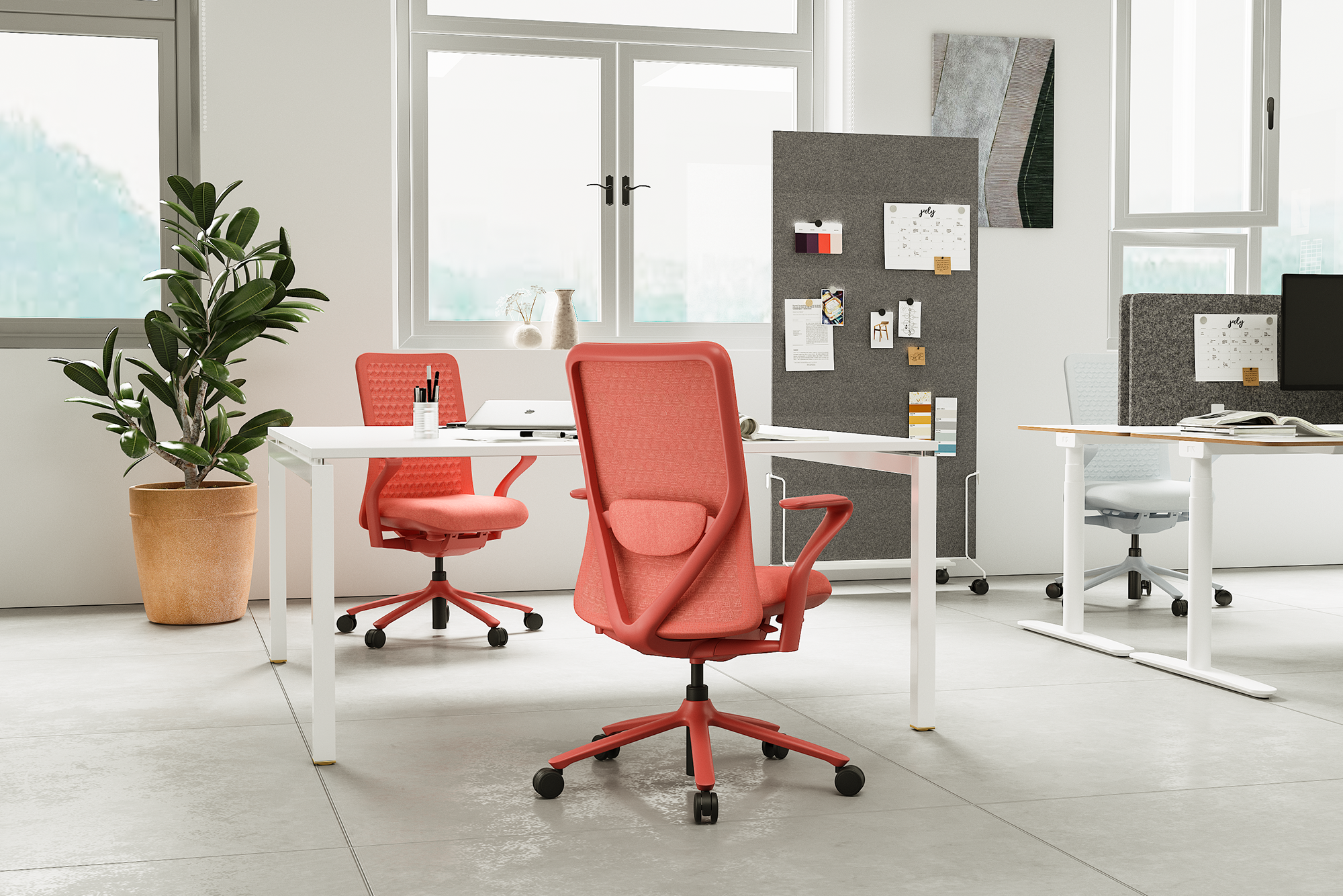 Poly office chair