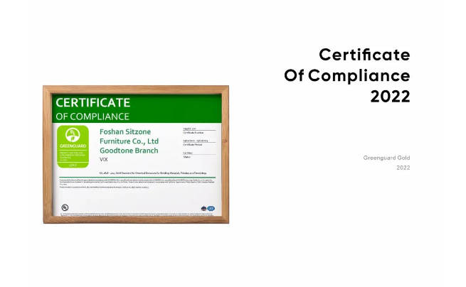 Green Guard Gold Certification