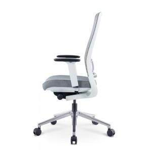 Modern Mid Back Grey Computer Task Office Chair