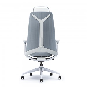 OEM Factory High Back Mesh Fabric Ergonomic Office PC Chair with Lumbar Headrest Support