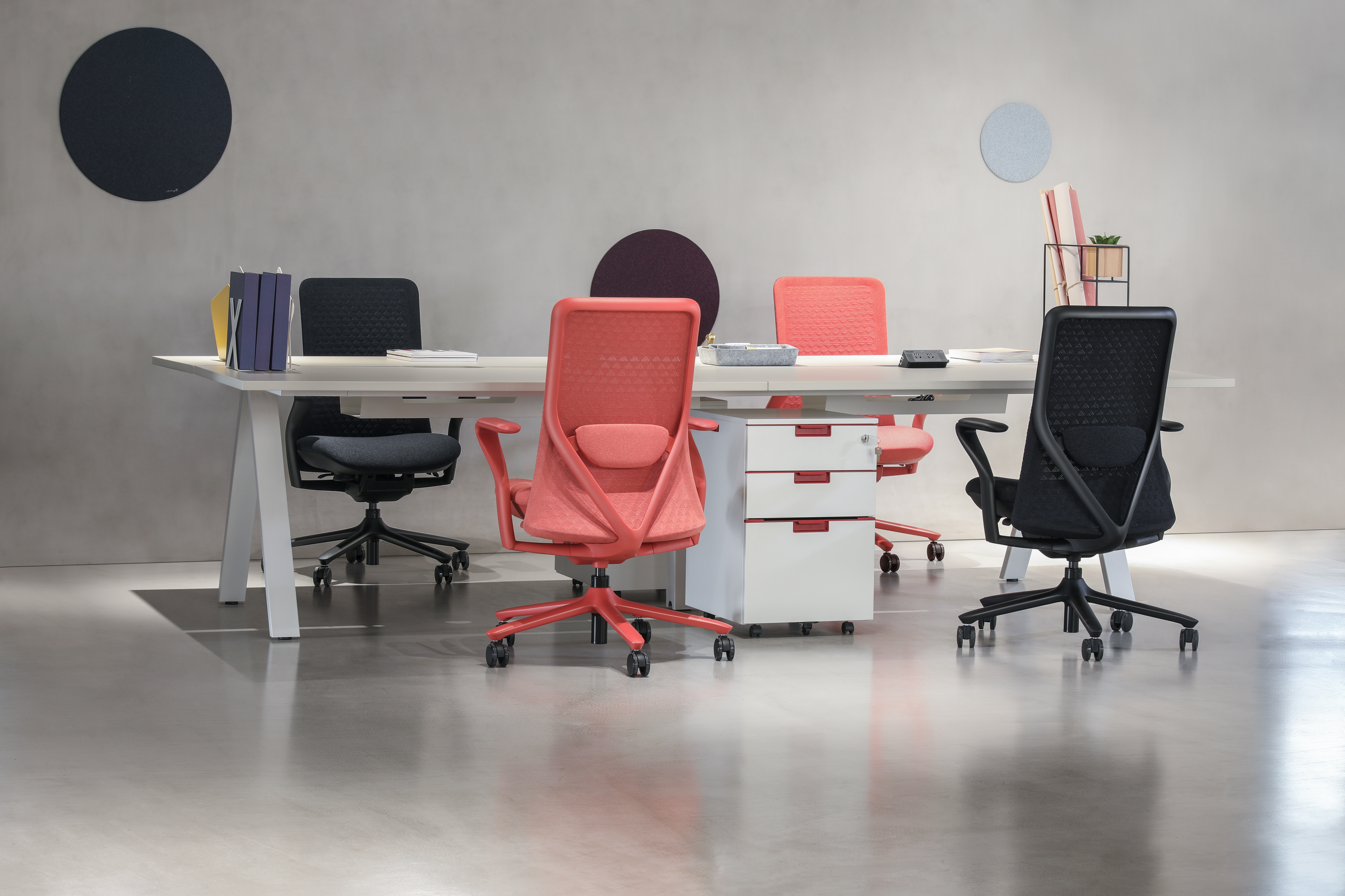 Poly Fabric Office Chair