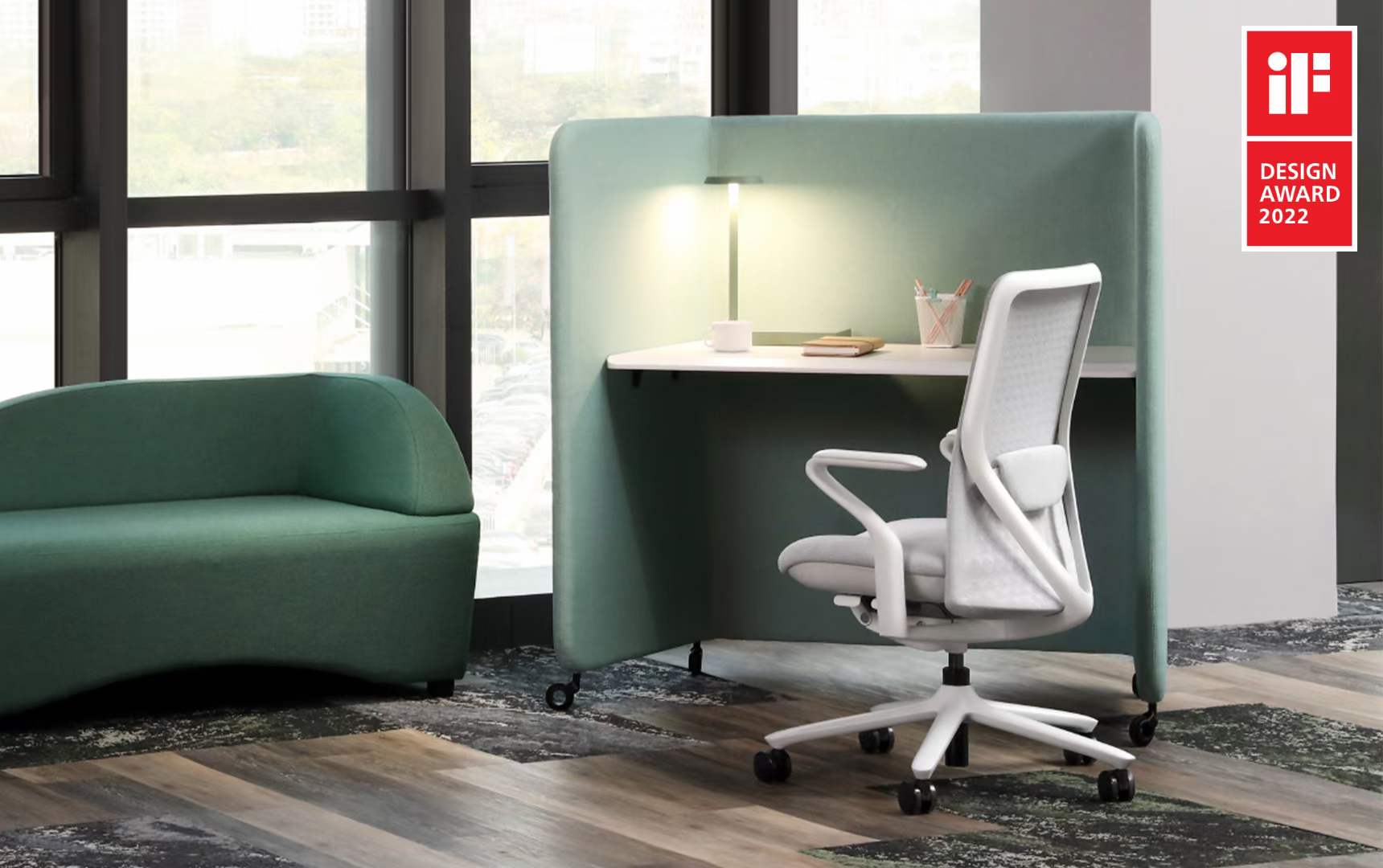 High level of appearance—3D Fabric Ergonomic Office Chair