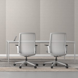 Goodtone Office Chair Ergonomic Office Chair, Breathable Mesh Design High Back Desk Chair with Adjustable Headrest and Lumbar Support (Grey）