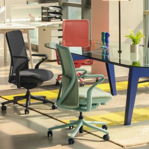 3D Fabric Ergonomic Swivel Office Chair
